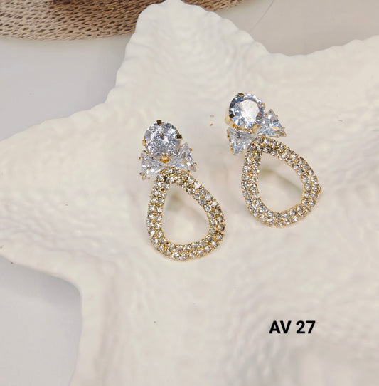 AD White  Earrings