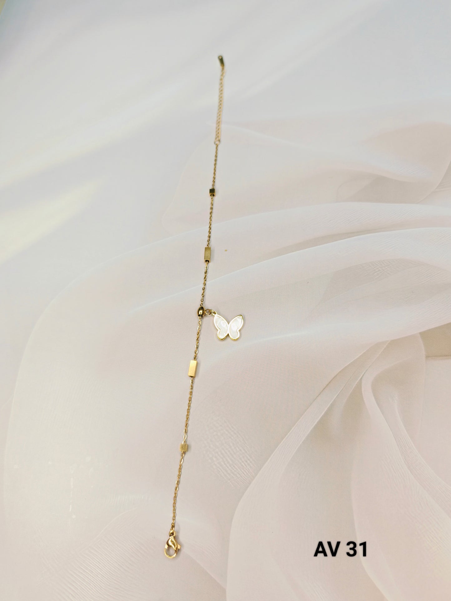 Butterfly Waterproof Single Anklet