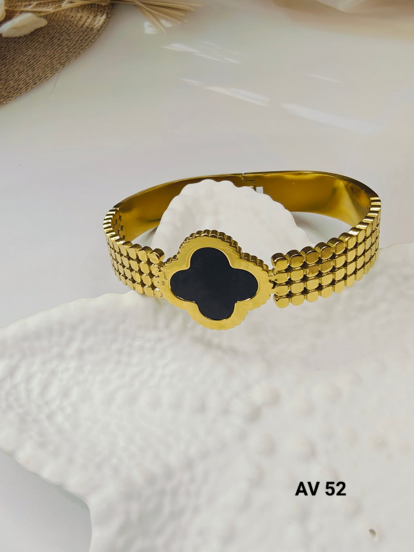Clover Watch Style Bracelet