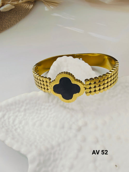 Clover Watch Style Bracelet