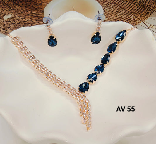 DC Royal Blue AD Necklace