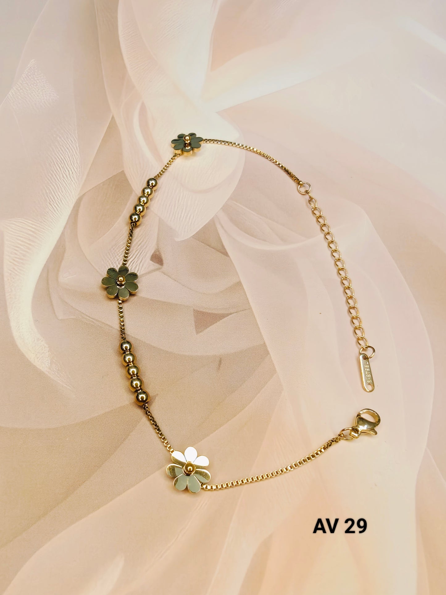 Floral Anklet