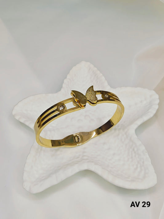 Bangle-Style Butterfly  Bracelet