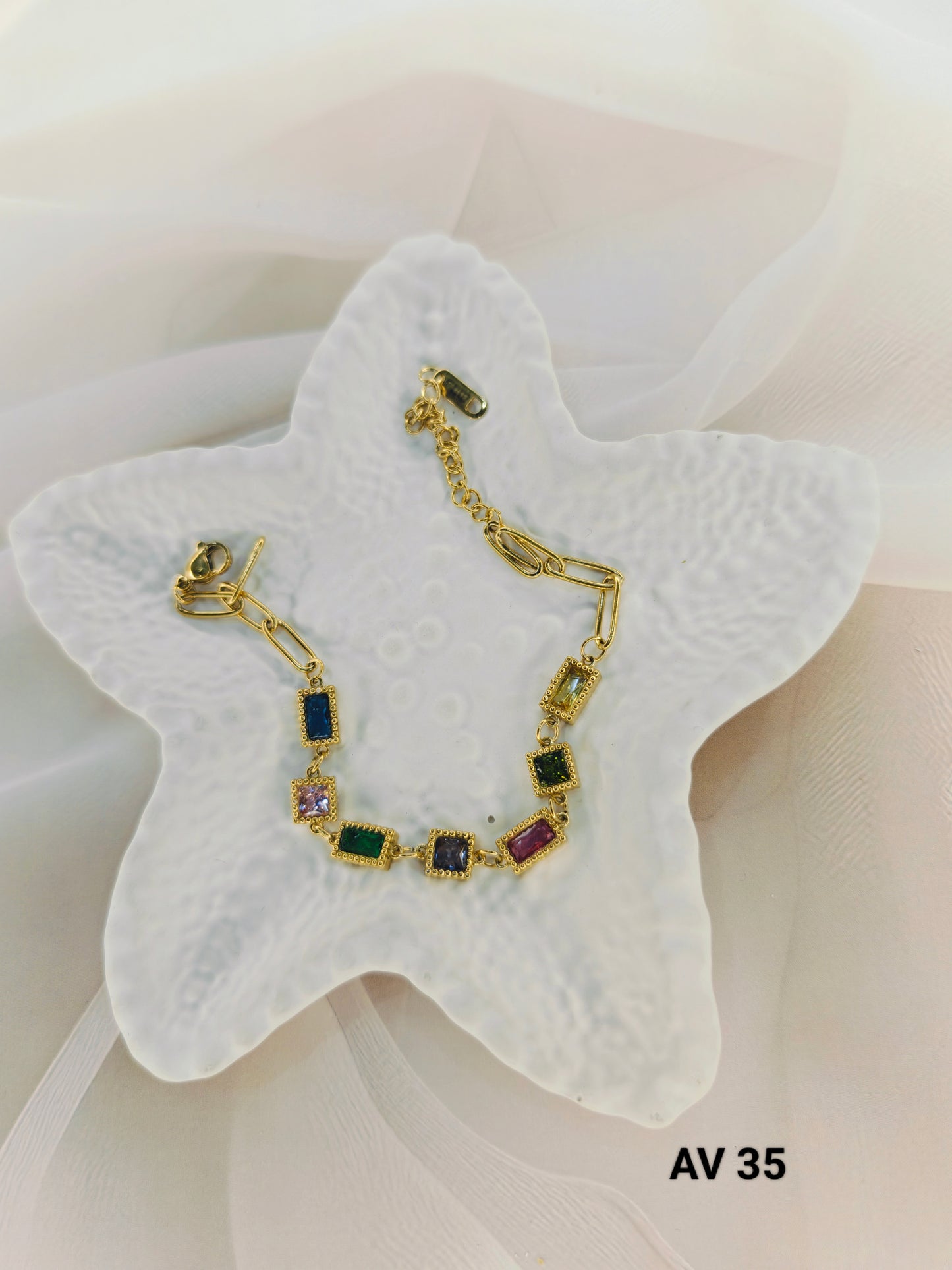 Multicolour Stone Bracelet