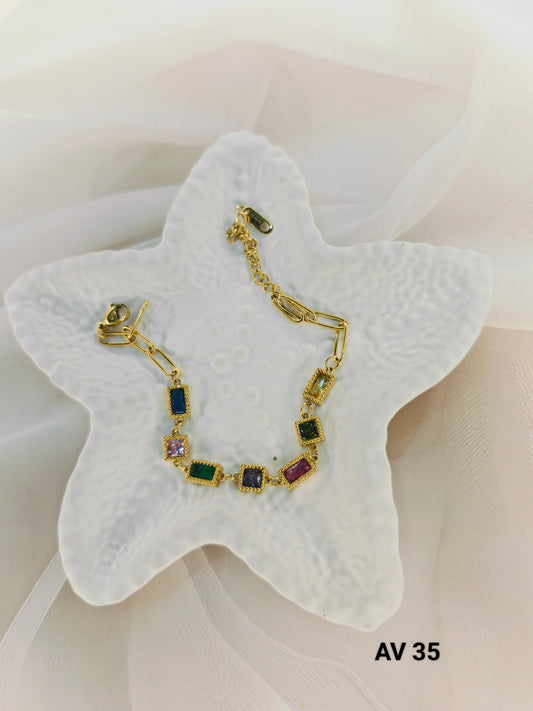 Multicolour Stone Bracelet