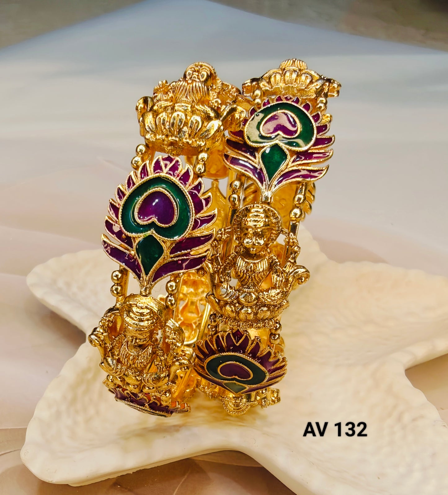 Premium Laxmi Design Bangles ( Size 2.6)