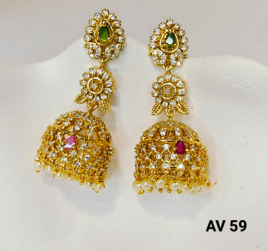 Premium Stone Jhumka