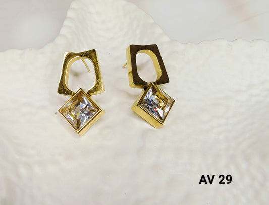 Square Stud  Earrings
