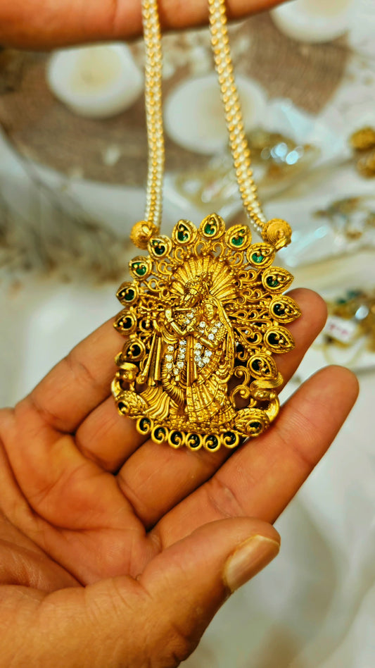 Radha Krishna Long Necklace