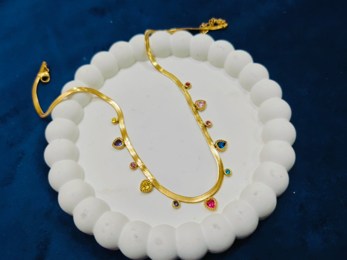 Multi Colour Anti Tarnish Chain