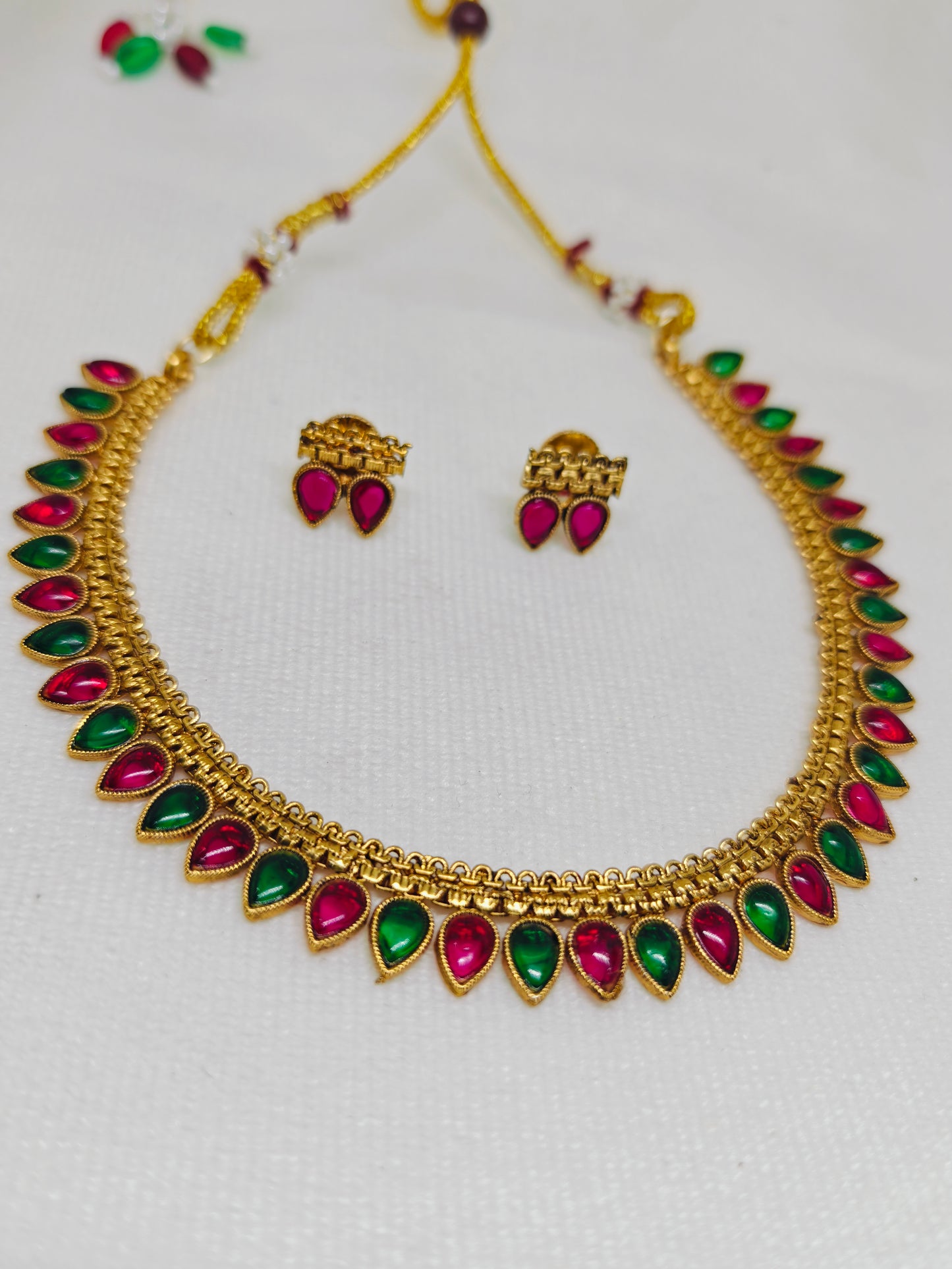 Multicolour Kemp Stone Necklace