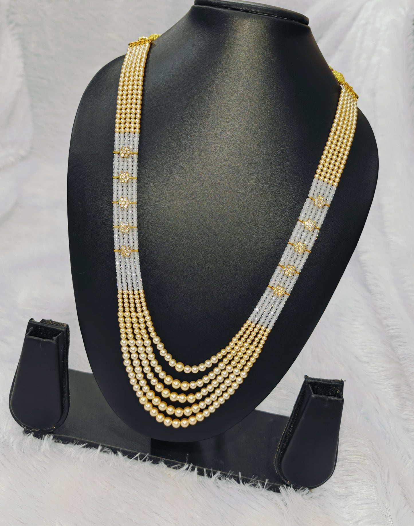 Swarovski CZ Crystal Beads Necklace