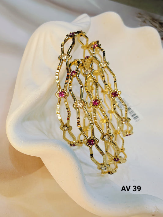 Daily Wear Stone Bangles