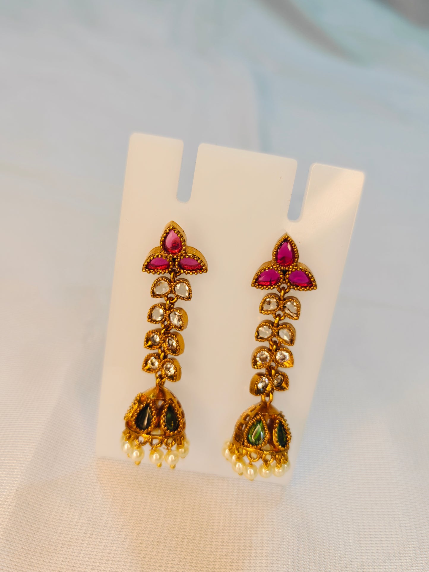 AD long Jhumkas