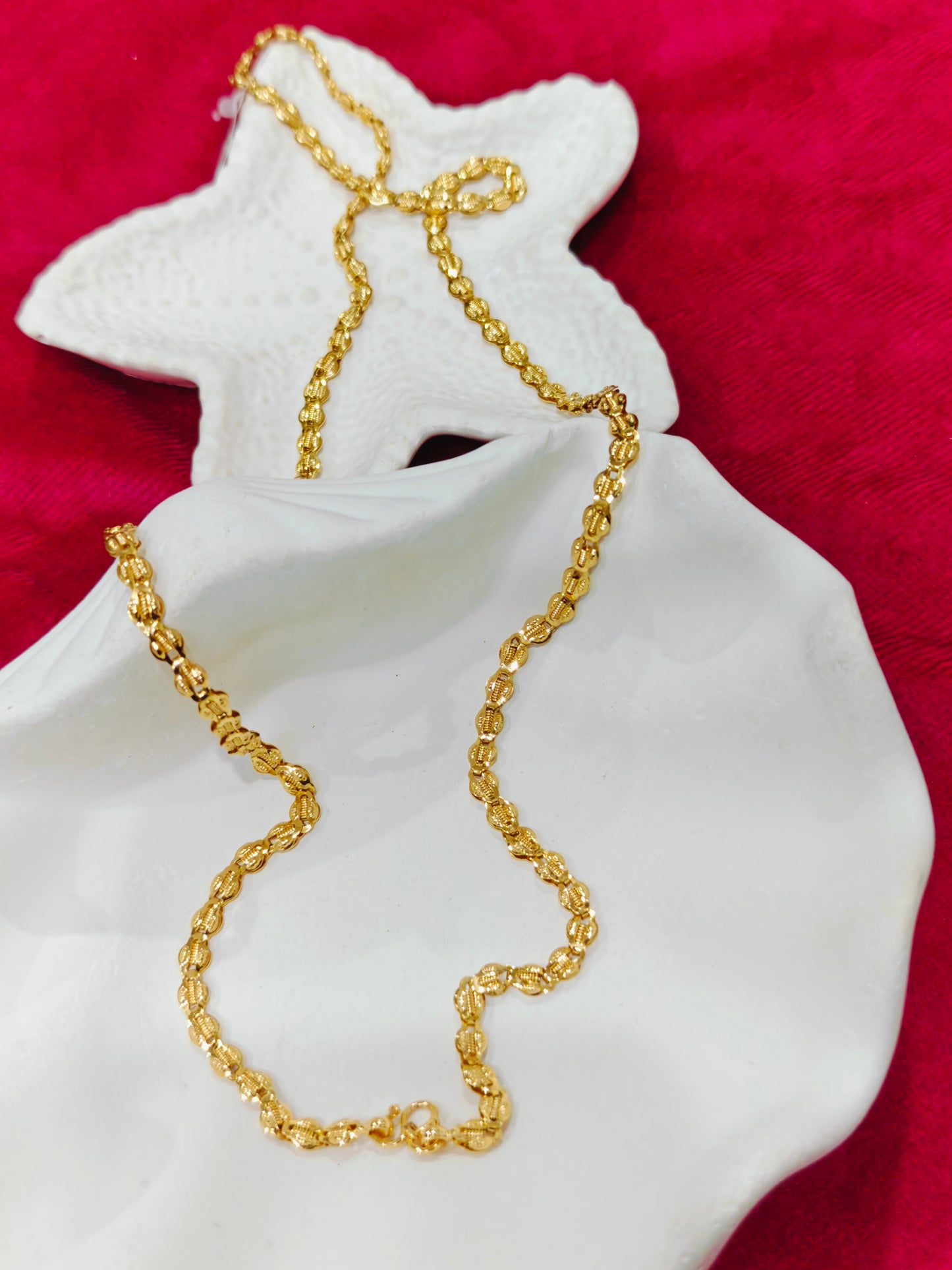 24 inch Gold Plated Chain
