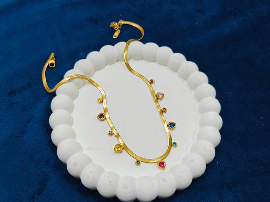 Multi Colour Anti Tarnish Chain