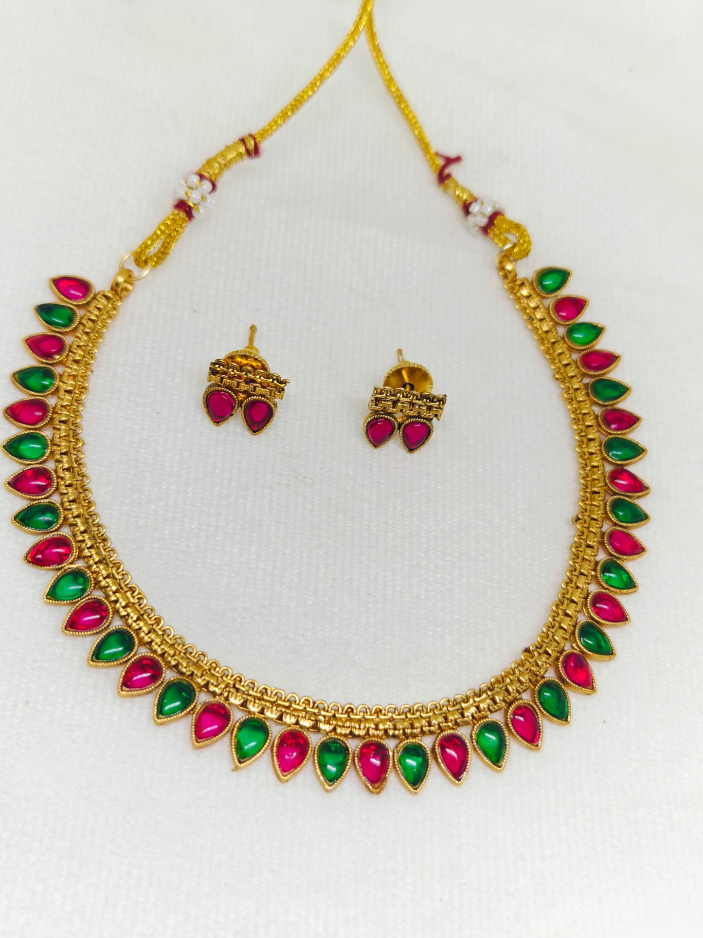 Multicolour Kemp  Stone Necklace
