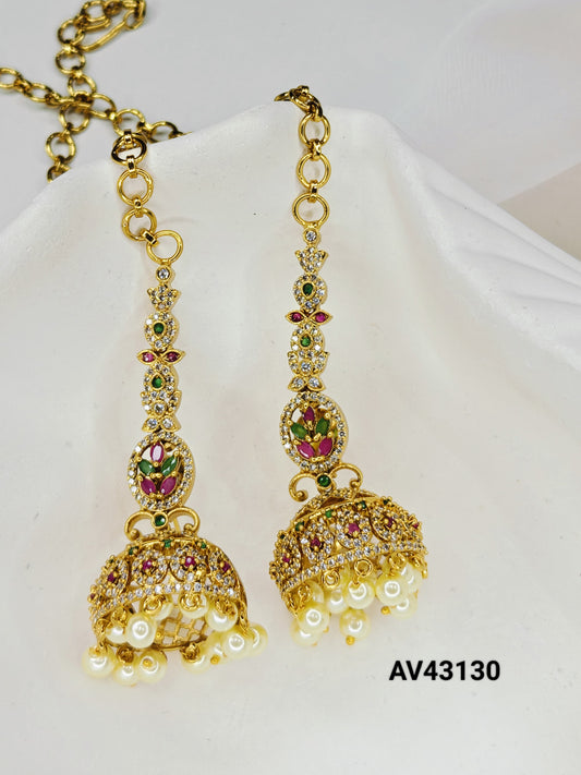 AD Jhumka With Mattal