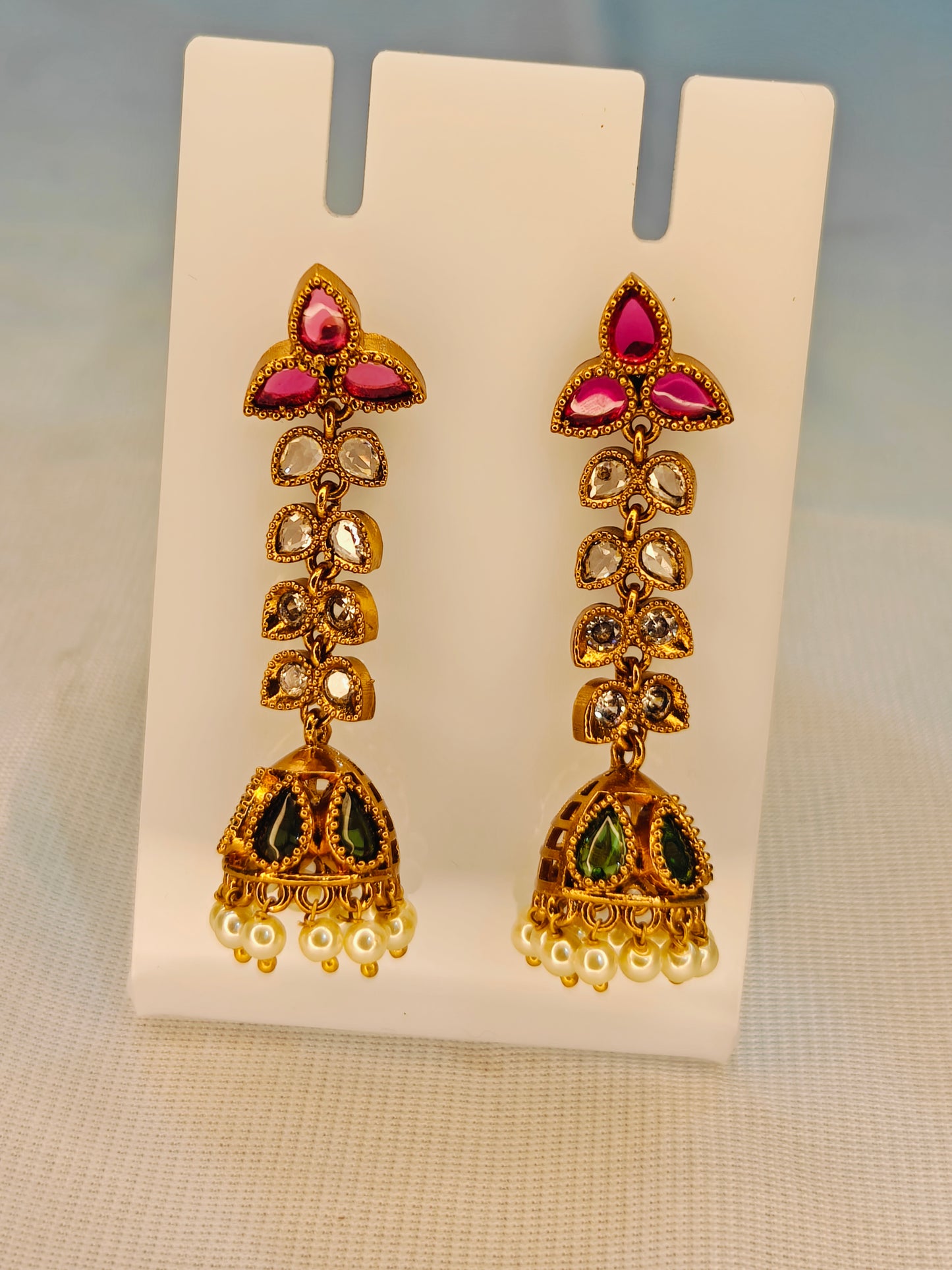 AD long Jhumkas
