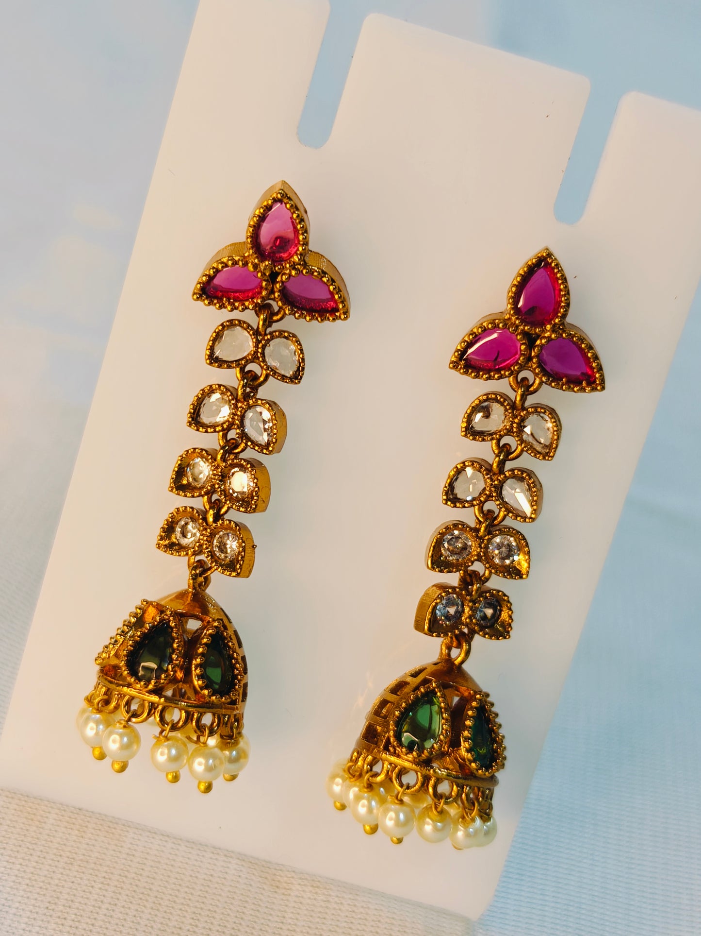 AD long Jhumkas