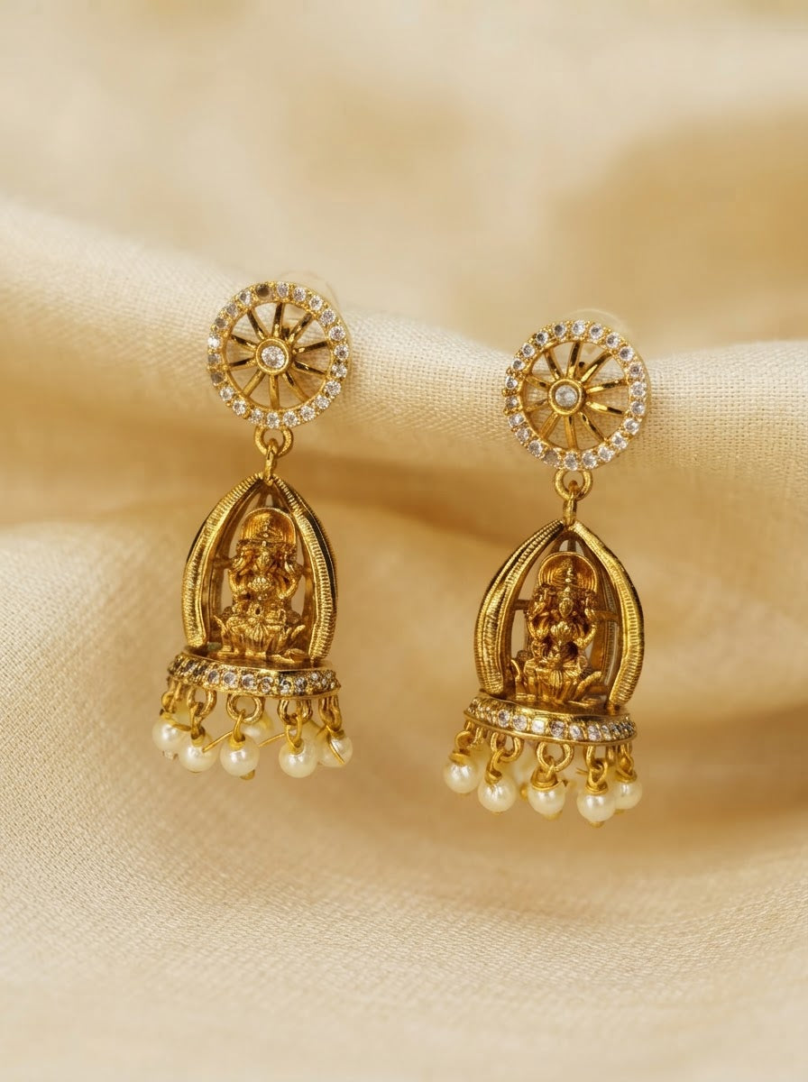 Antique Lakshmi Jhumka