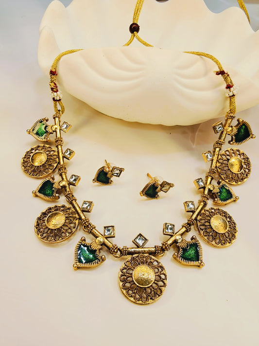 Palakka Choker Set