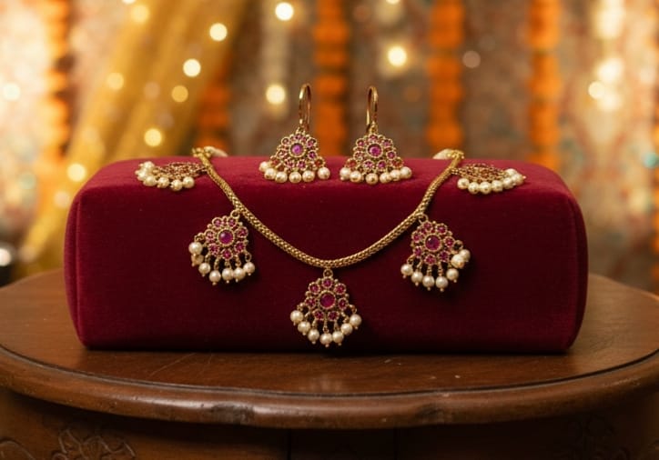 Floral Pearl Necklace