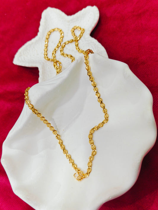 24 inch Gold Plated Chain