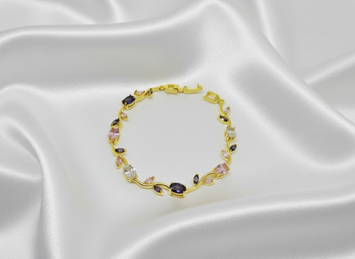 Multi Coloured Trending Tulip Bracelet